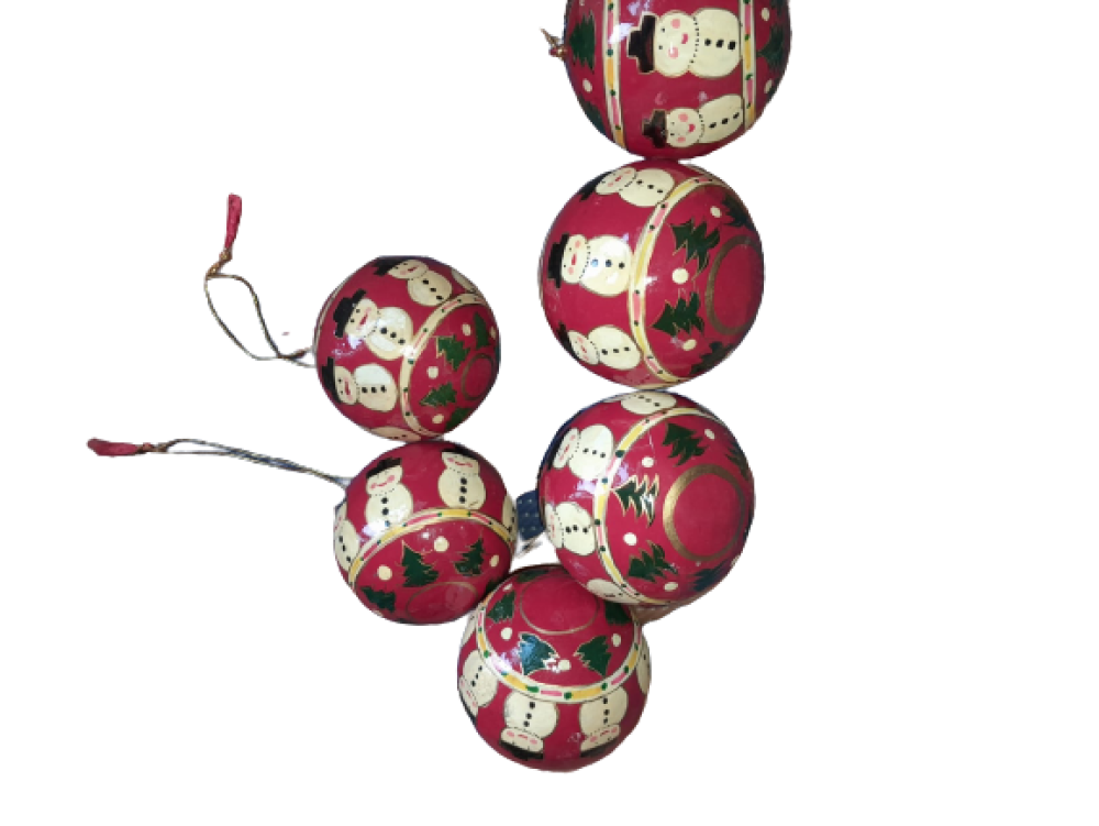 Kashmir Paper Mache Christmas Bell