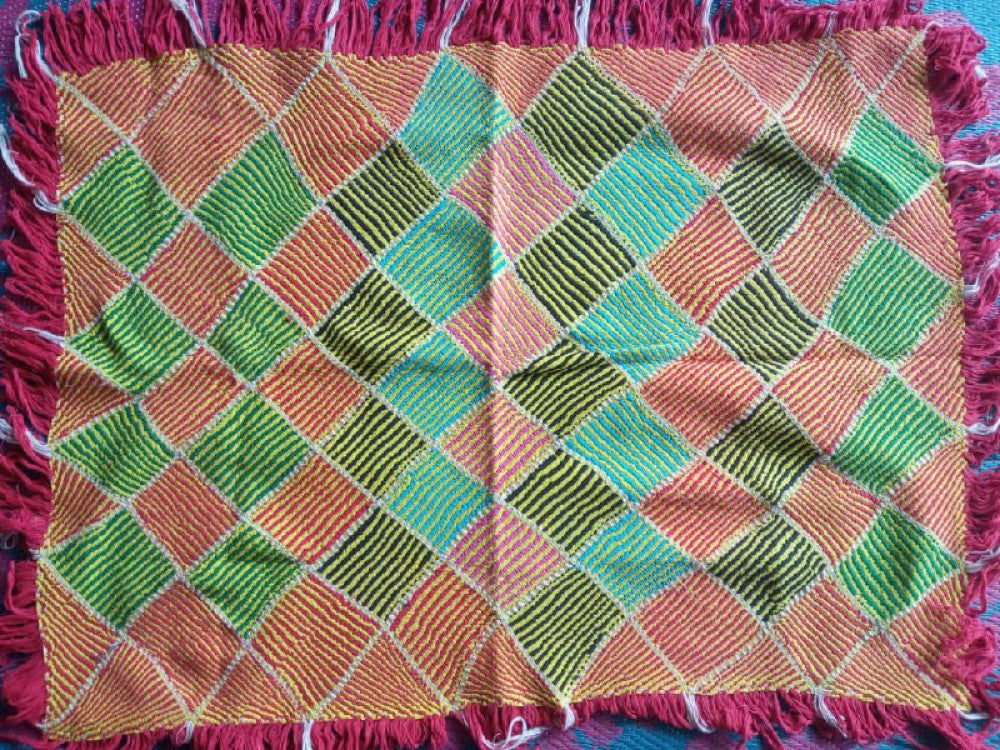 Kheta Embroidery Beautiful Chair Table Cloth