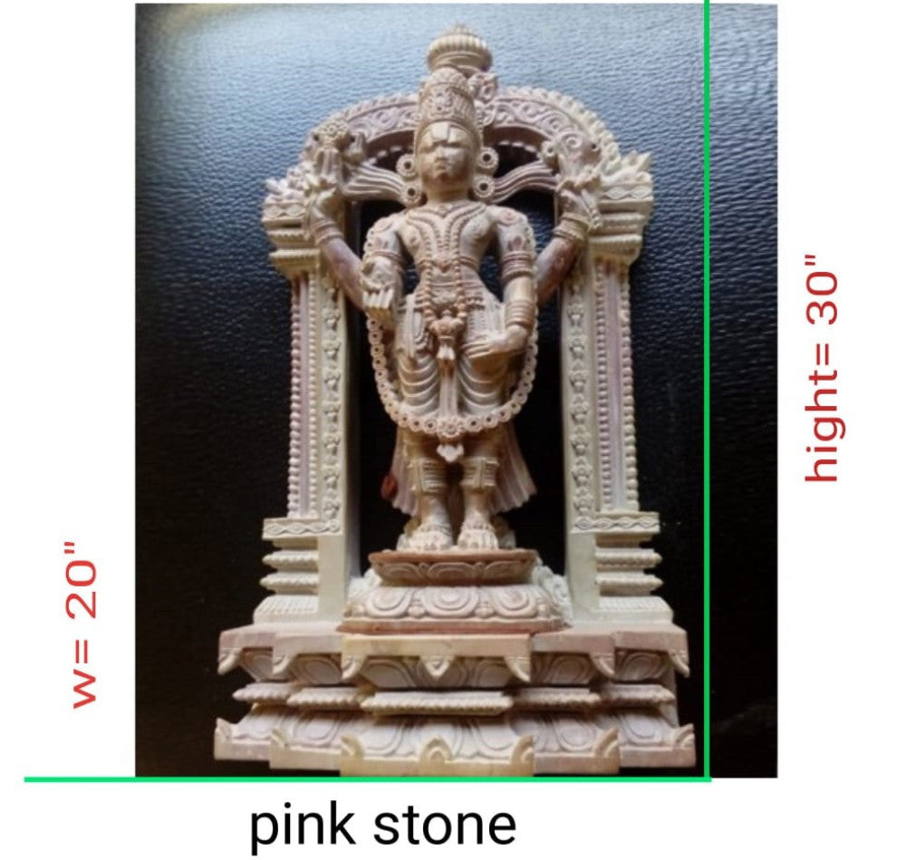Ancient Artwork Of Konark Stone Carving Of Lord Vishnu