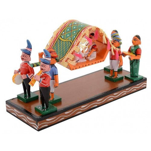 Kondapalli bommallu Elegant Wooden Toy of Elegant Bridal Doli