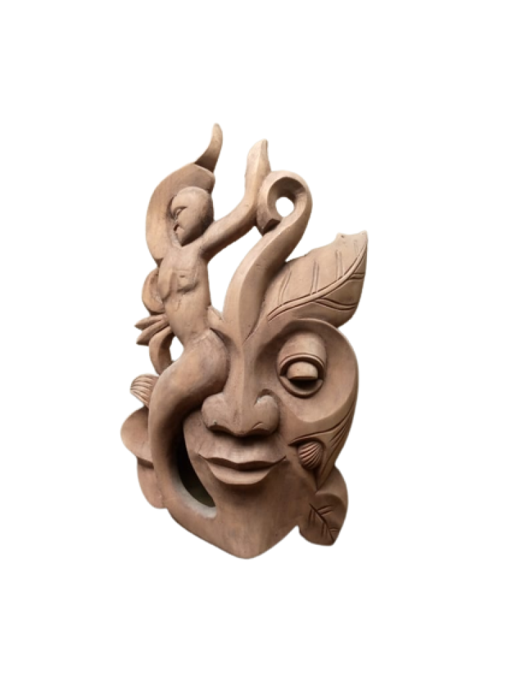 Lady Tribal Face Kushmandi Mask
