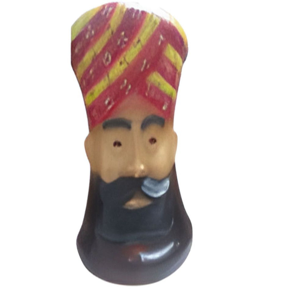 Leather Human Face Sitting Stool