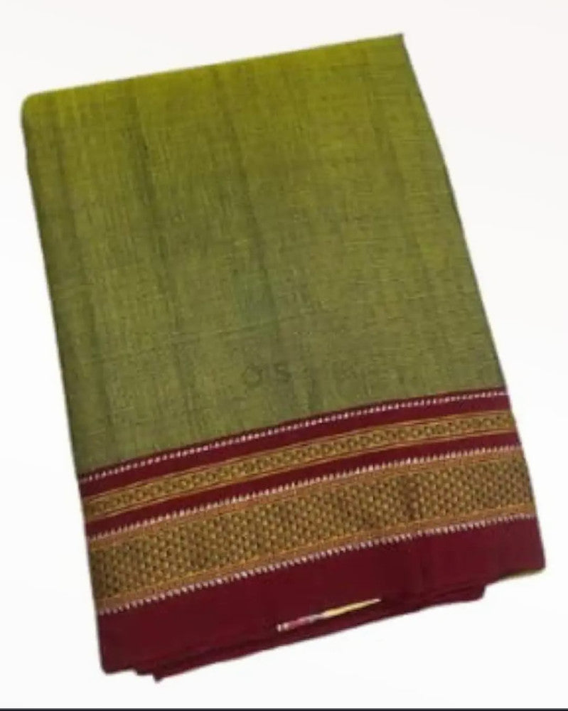 Light Green Colour Ilkal Saree