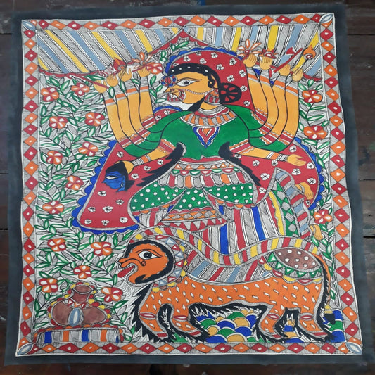 Maa Kaali Madhubani Painting