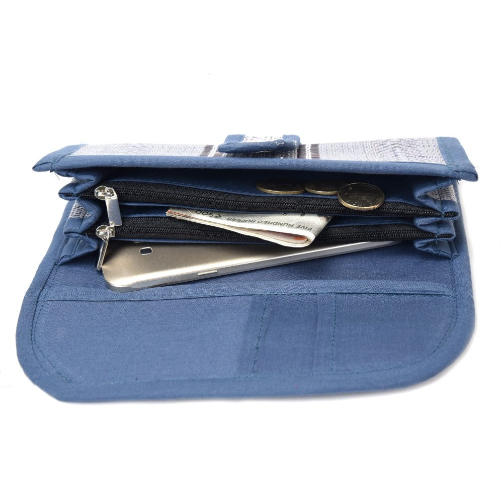 Madur Kanthi Blue Ladies Wallets