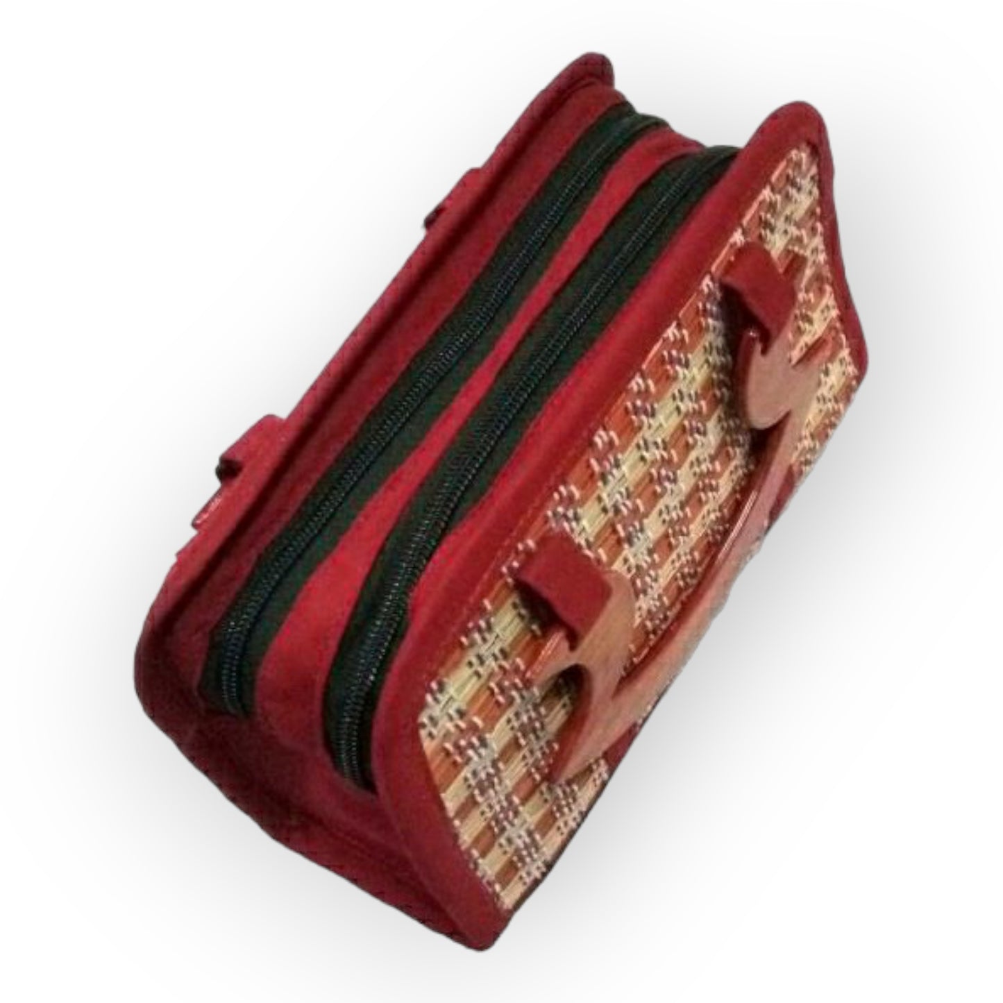 Madur Kathi Cosmetic Bag in Maroon Colour