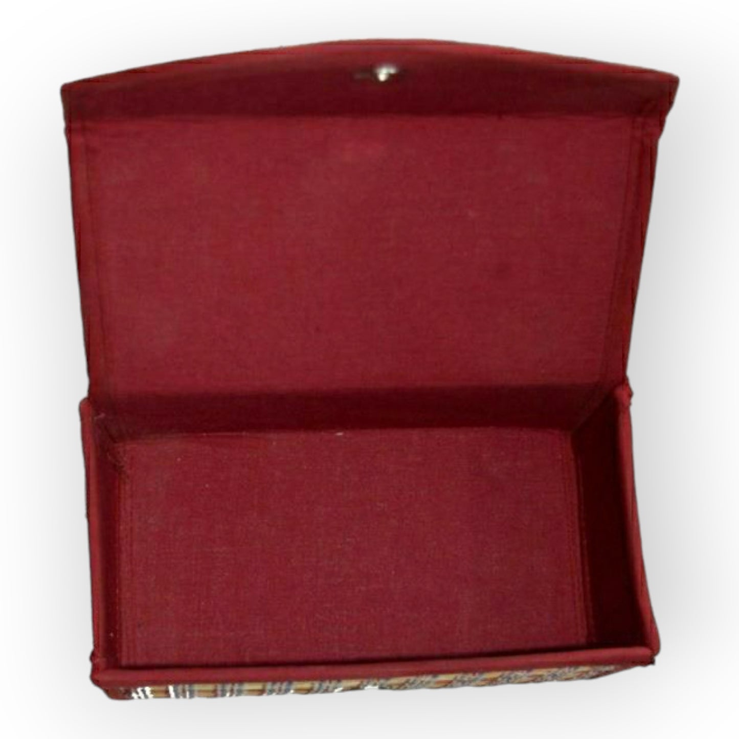 Madur Kathi Fase Mask Holder in Maroon Colour