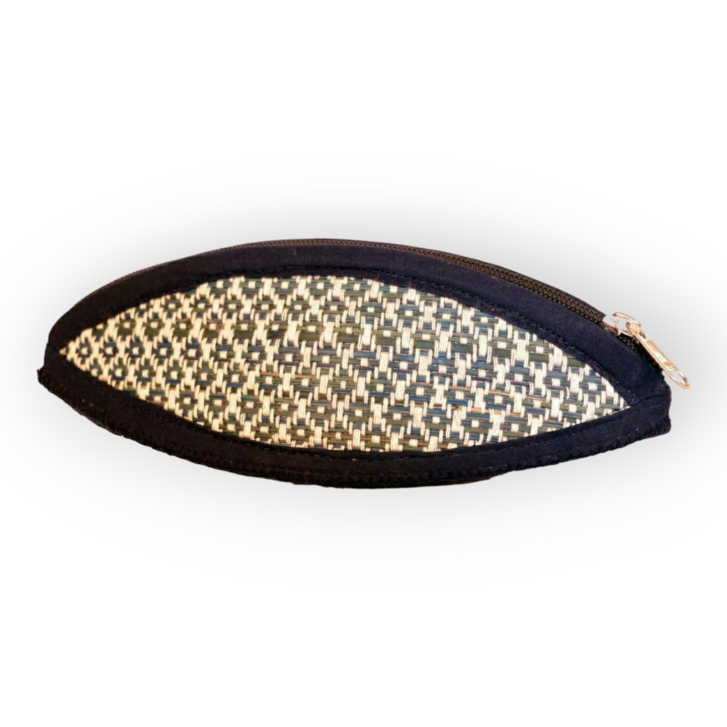 Madur Kathi Pen & Pencil Pouch in Black Colour