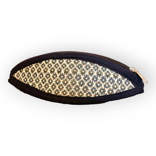 Madur Kathi Pen & Pencil Pouch in Black Colour