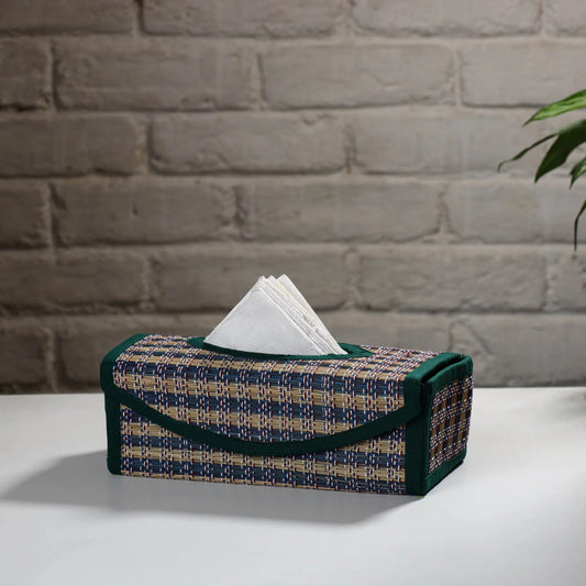 Madur Kathi Tissue Holder in Green Colour