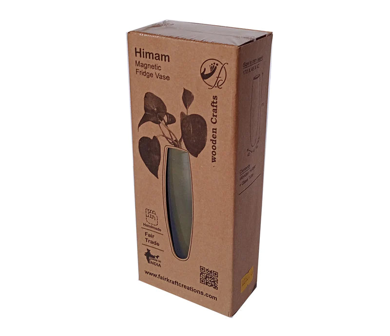 Magnetic Fridge vase - Green