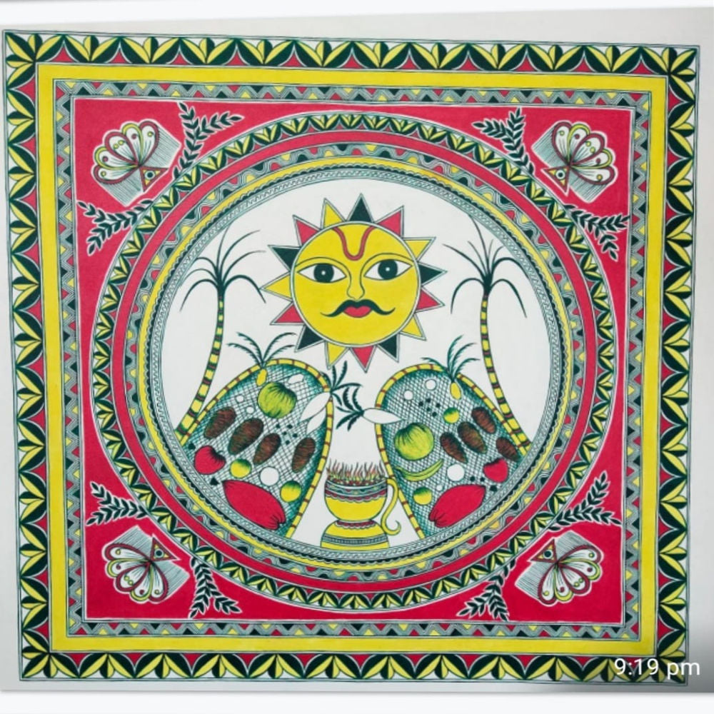 Makara Sankranthi Manjusha Painting