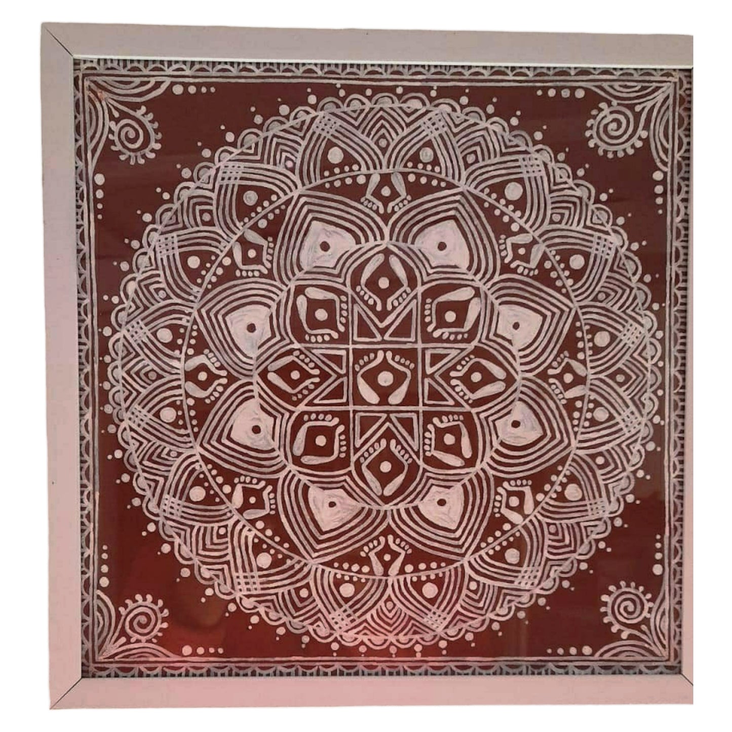 Mandalam wall Aipan Art Style 1