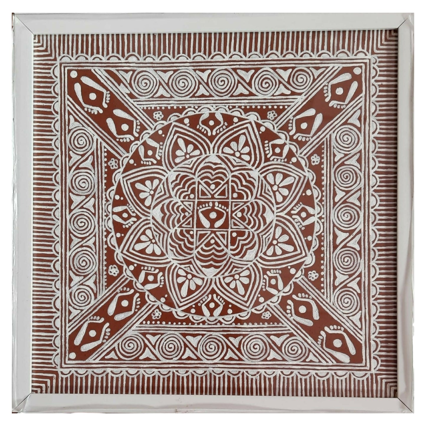 Mandalam wall Aipan Art Style 5