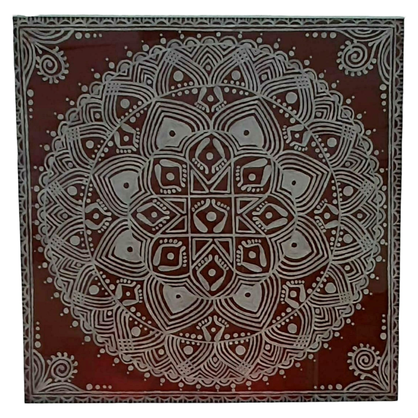 Mandalam wall Aipan Art Style 6