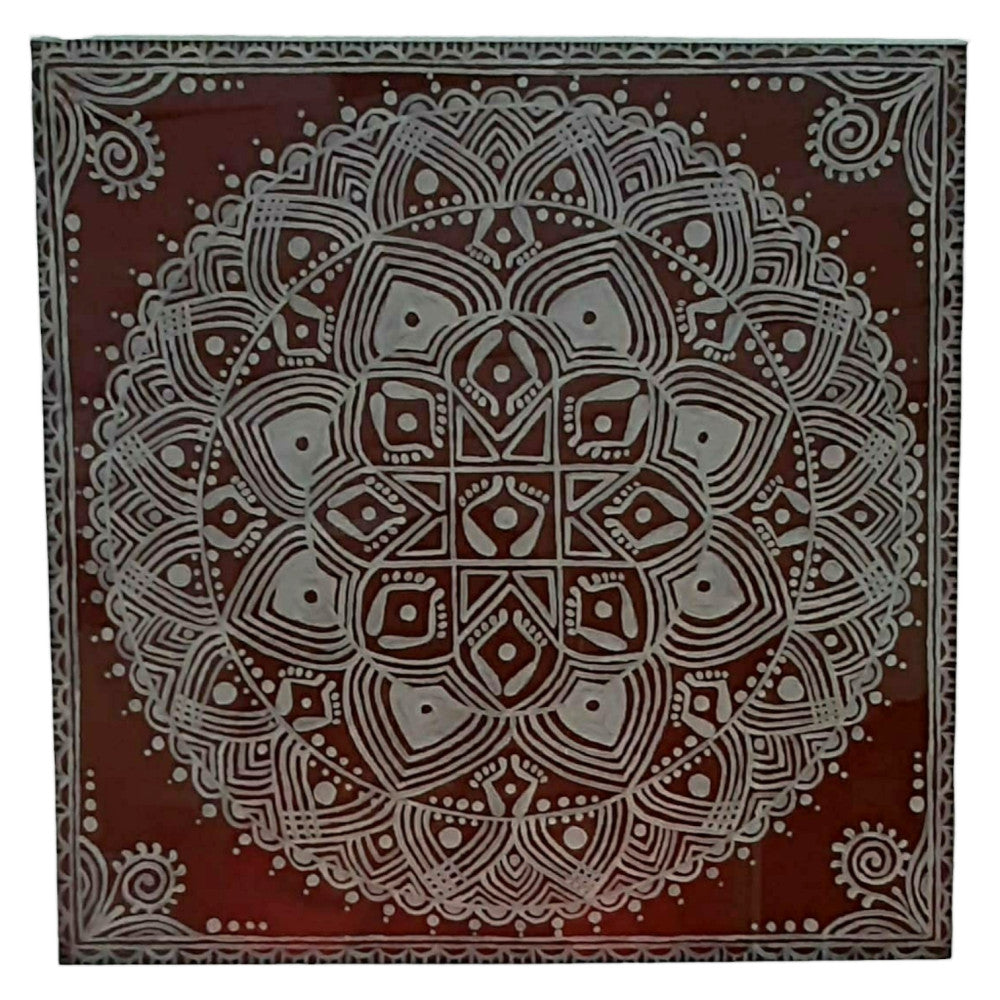 Mandalam wall Aipan Art Style 7