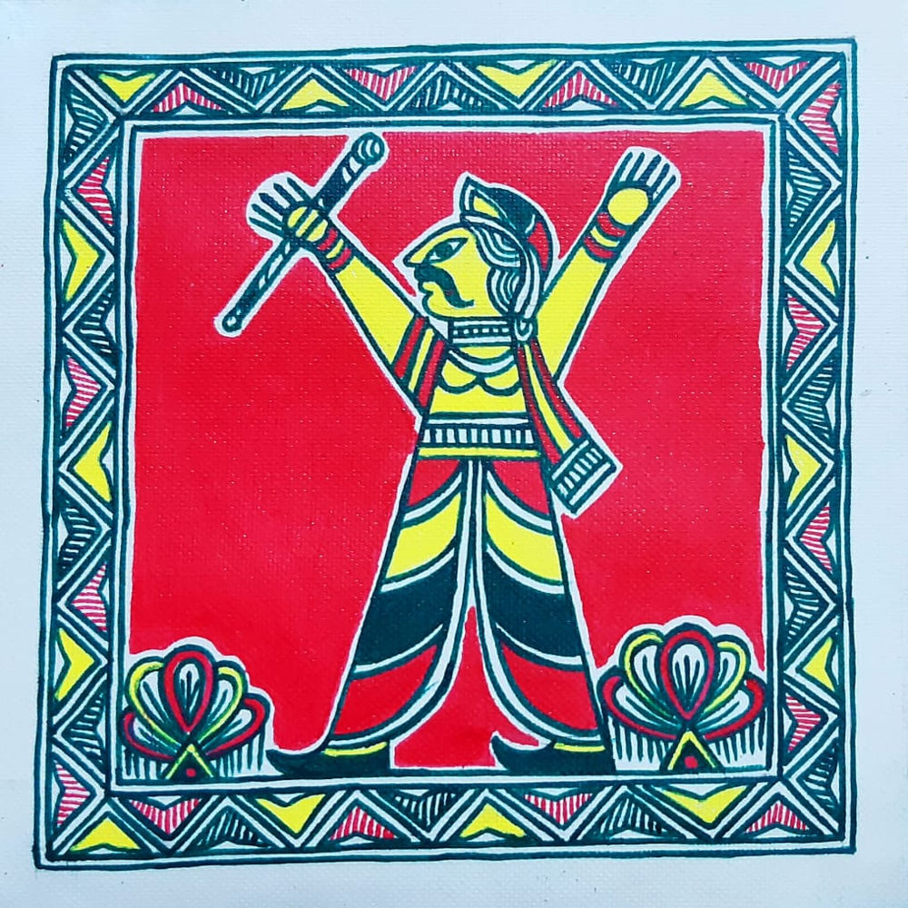 Manjusha Magician Painting