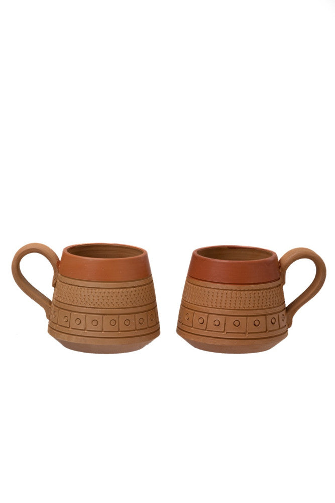 Microwave Safe Reusable Coffee Mug Set of 2 Piece Style 1