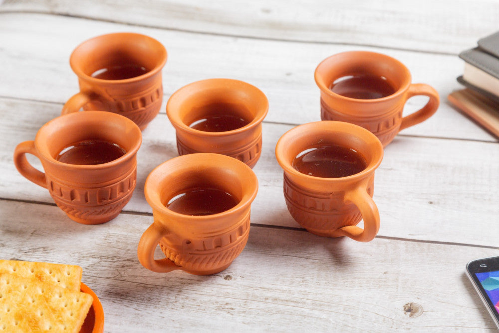 Microwave Safe Reusable Tea Cup 6 Piece Style 3