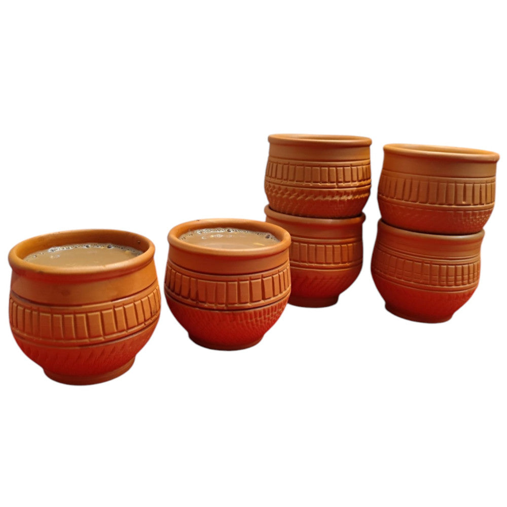 Microwave Safe Reusable Tea Cup 6 Piece Style 5