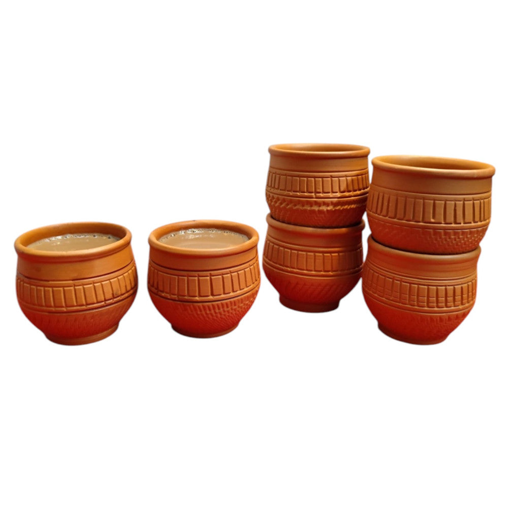 Microwave Safe Reusable Tea Cup 6 Piece Style 5