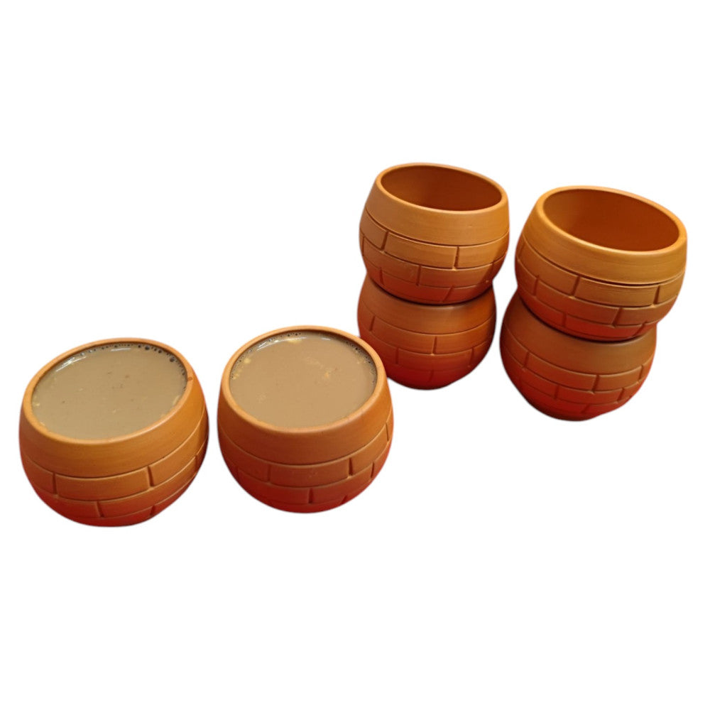 Microwave Safe Reusable Tea Cup 6 Piece Style 6