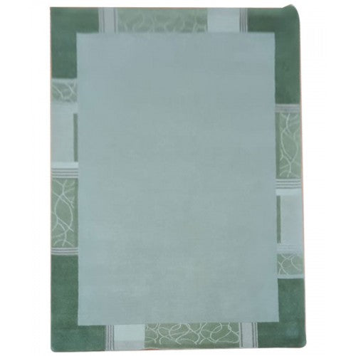 Classic Green Colour Handmade Pure Wool Cotton Mirzapur Dari (5 x 8 Ft).