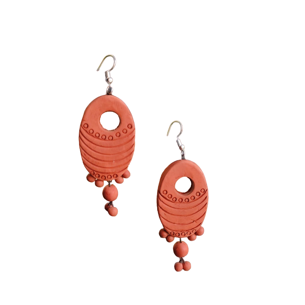 Molela Terracotta Clay Beautiful Earings