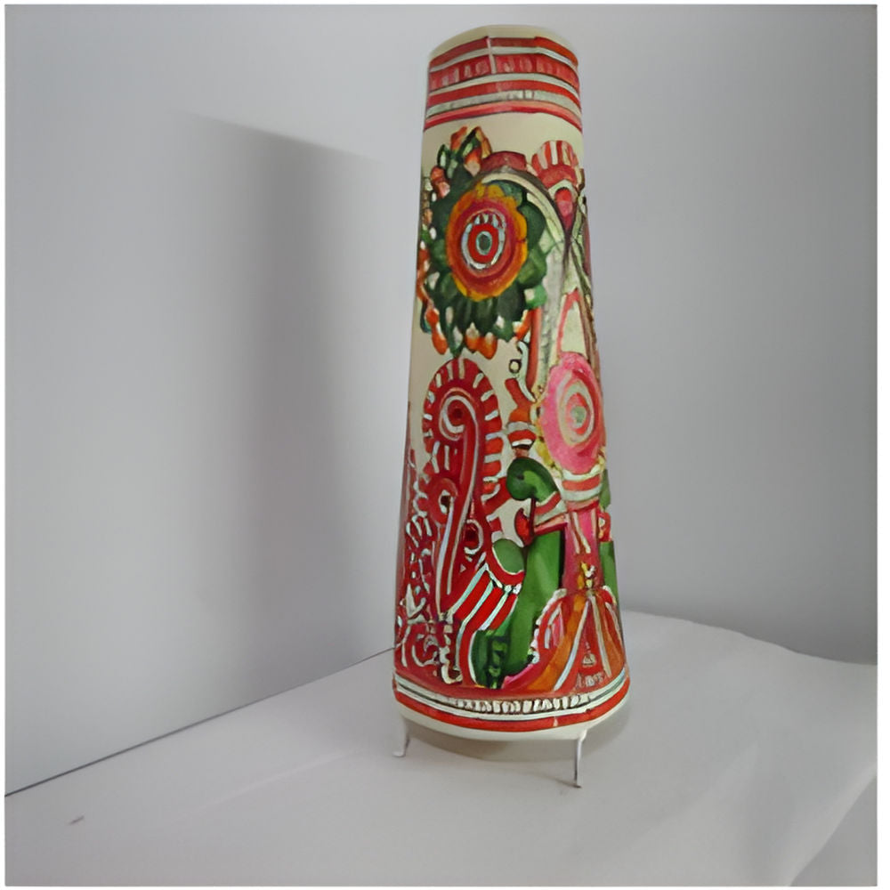 Multi-colour Round Floor Lmap (12 inch)