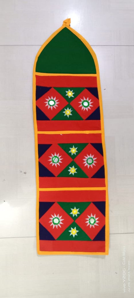 Multicolour Letter Box Pipli Appliuie Work