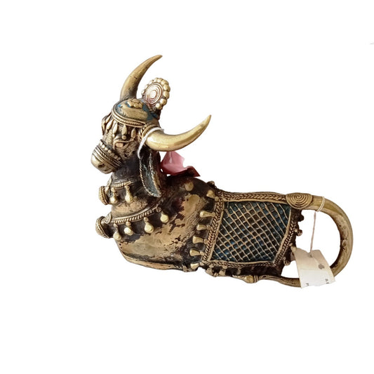 Nandi with Bells & Jali Art
