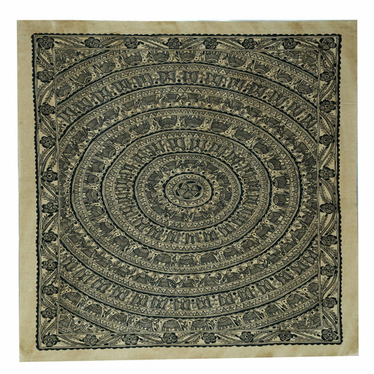 Natural Harmony Madhubani Painting