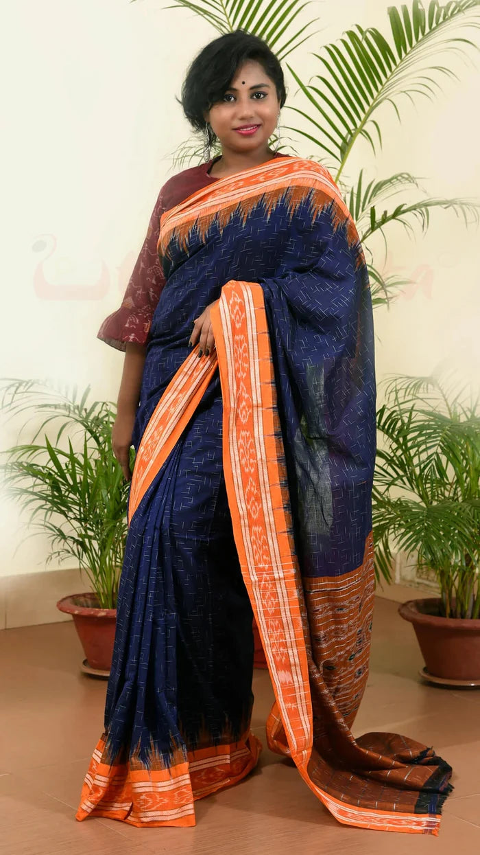Navy Blue Orange Jharana
