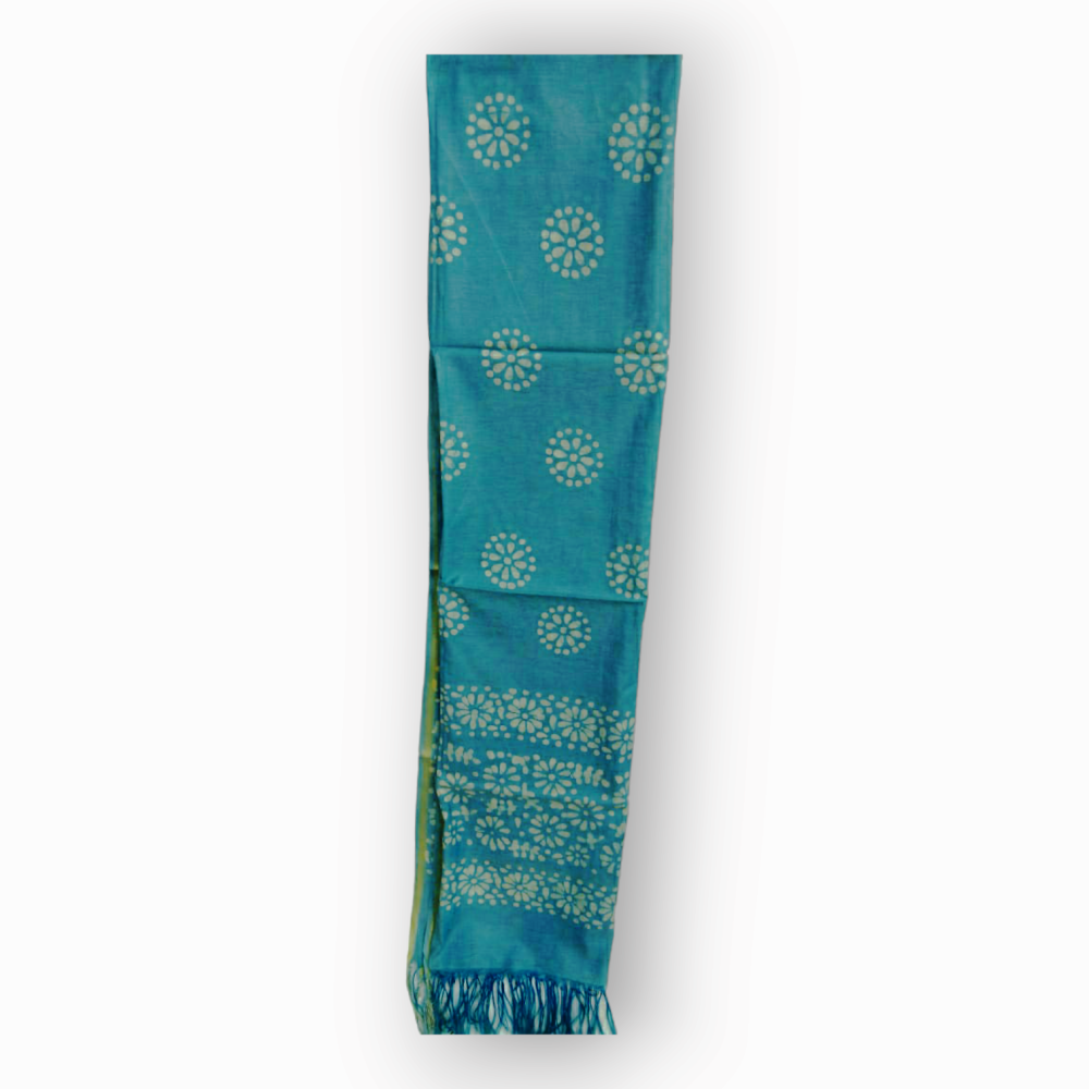 Nawada Handloom Printed Blue Dopatta