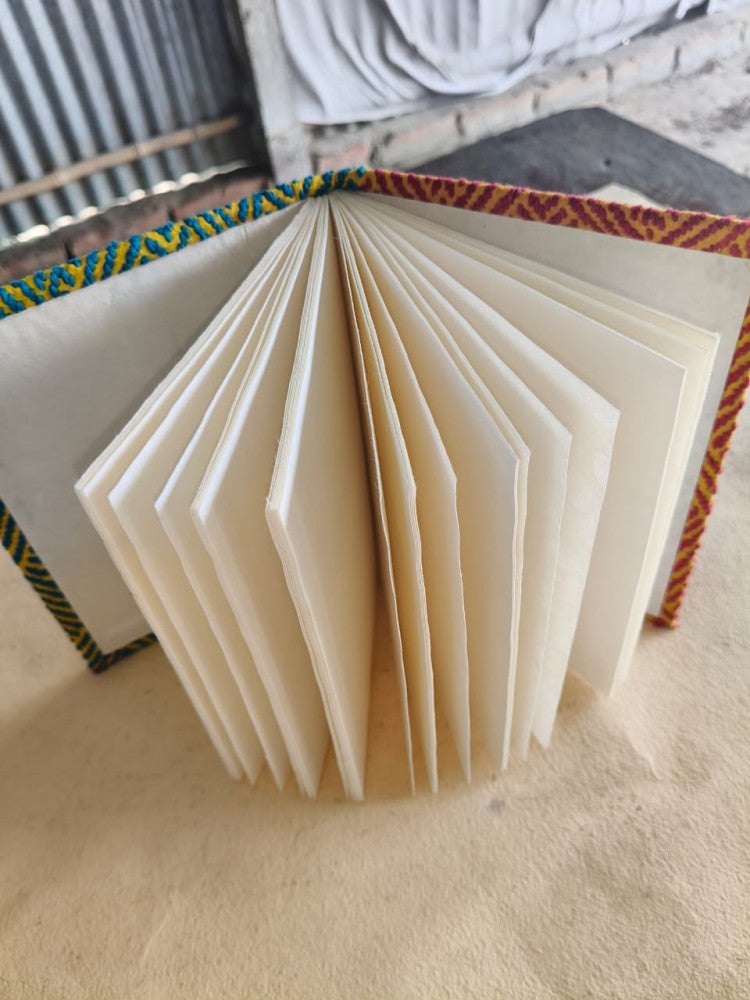 Notebook Diary Beautiful Blue Kheta Embroidery