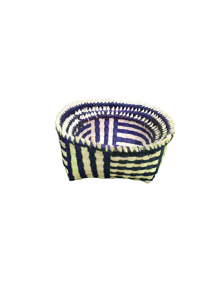 Organizers - Chettinad Kottan - Stacked Spike Kottan, Navy Blue