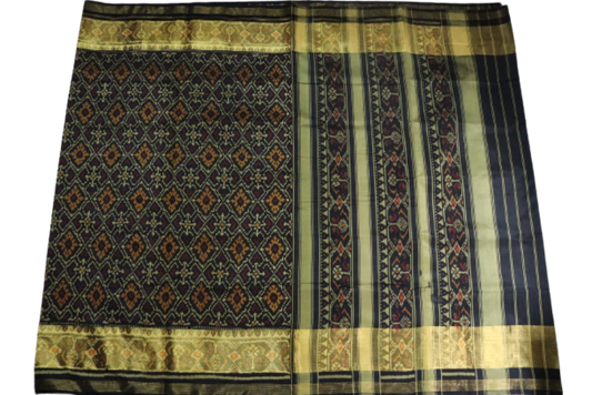 Patan Patola Saree Black Colour