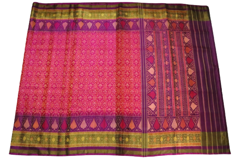 Patan Patola Saree Purple & Pink Shade