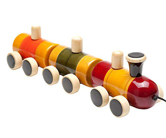 Pom Pom Rail Wooden train toy set