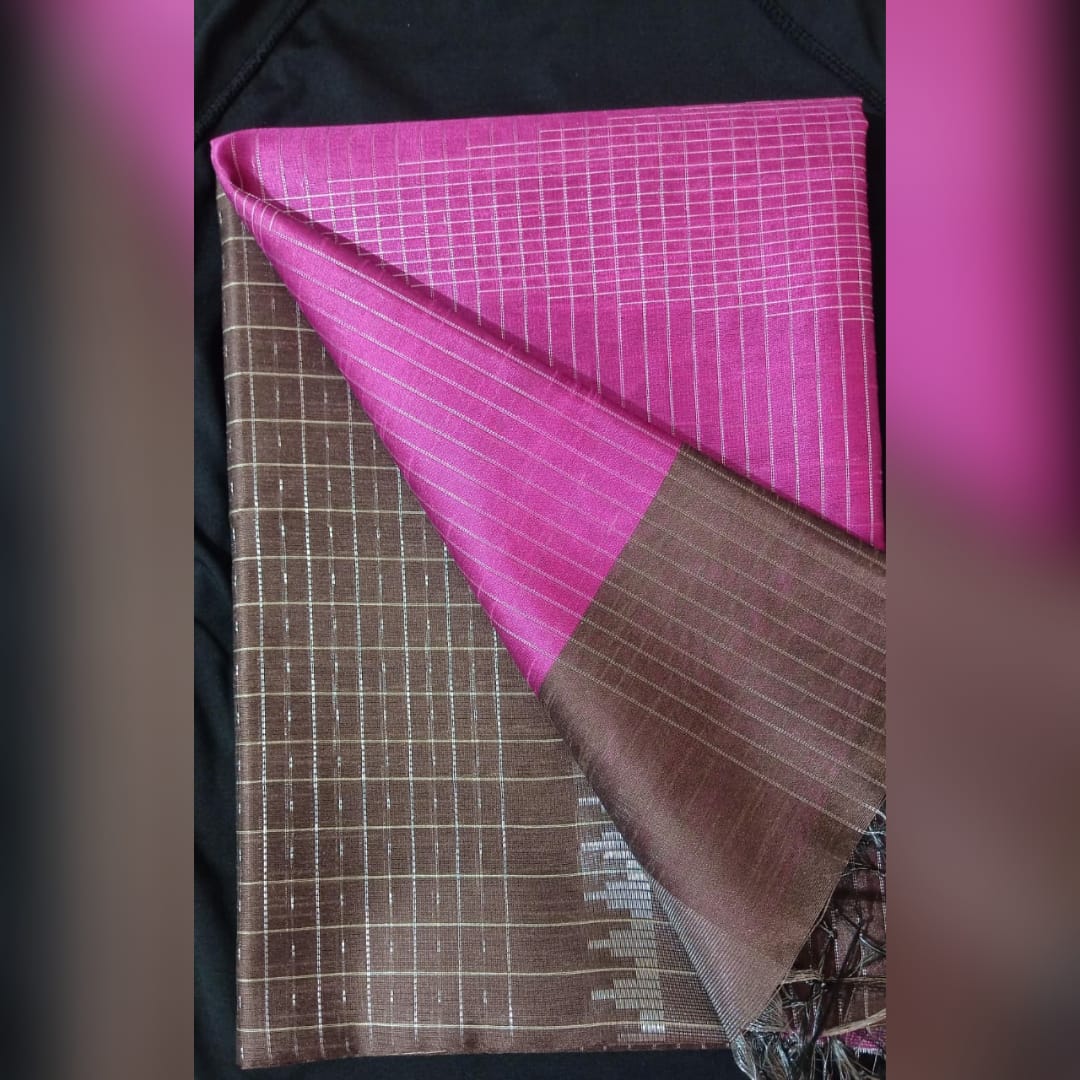 Purple Champa Silk Saree