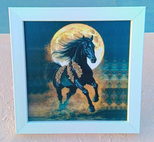 Pyrite Running Horse Frame