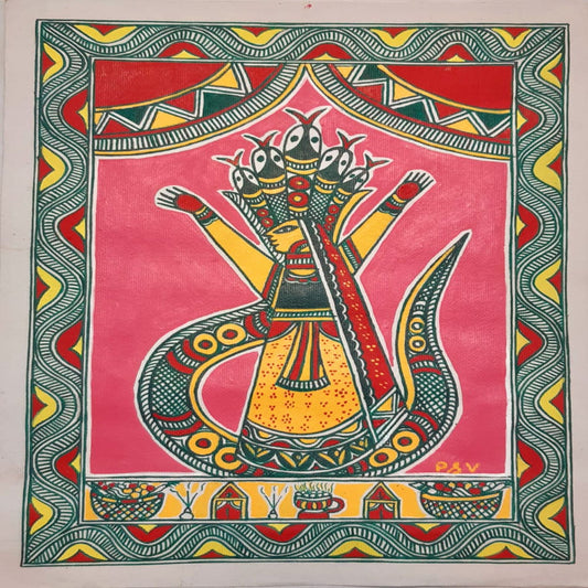 Rahu Graha Manjusha Painting