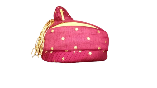 Red Colour Puneri Pagadi