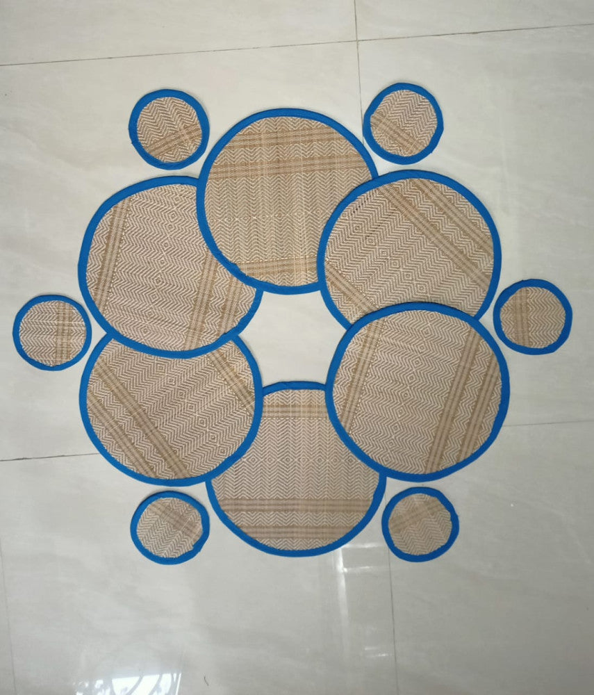 Round Table Mats 6 With 6 Coasters Style 2