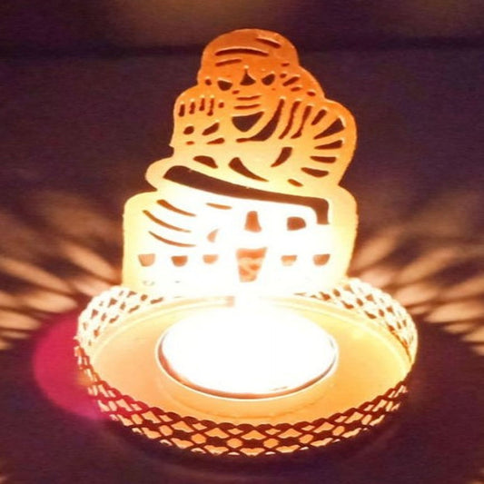 Sai Baba Iron Shadow Diya