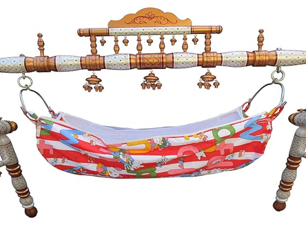 Sankheda Baby Cradle Age 0-3 Years Style 4