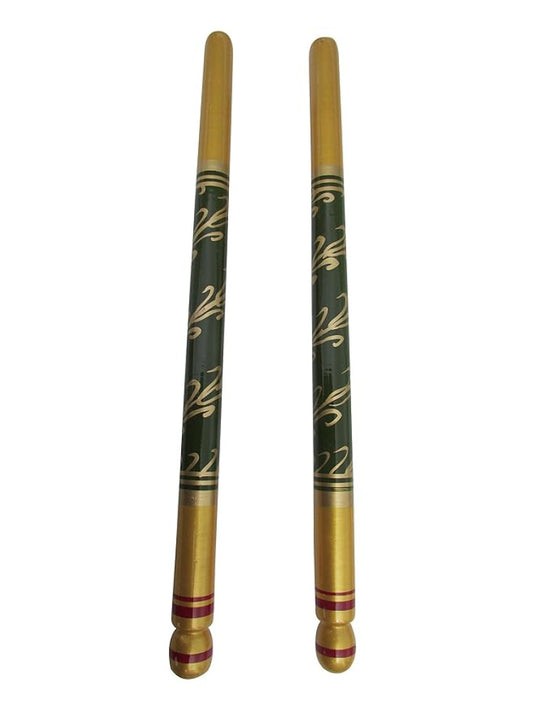 Sankheda Handpainted Wooden Dandiya Sticks Style 6