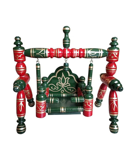 Sankheda Laddu Gopal Jhula Green Cherry