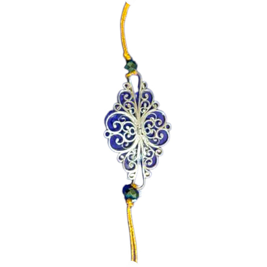 Silver Filigree of Karimnagar Stylish Rakhi