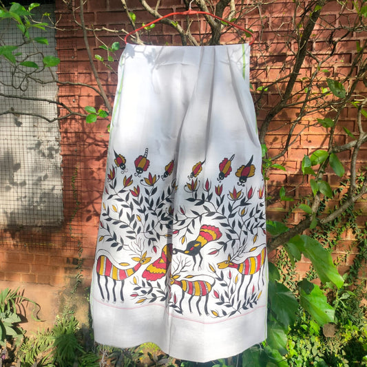 Sohrai Khovar Hand-Painted Gamcha Style 18
